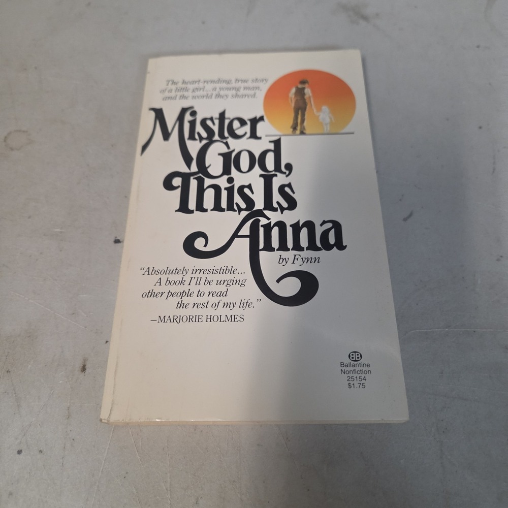 Mister God, This Is Anna by Fynn Vintage 1976 Ballantine Books Paperback